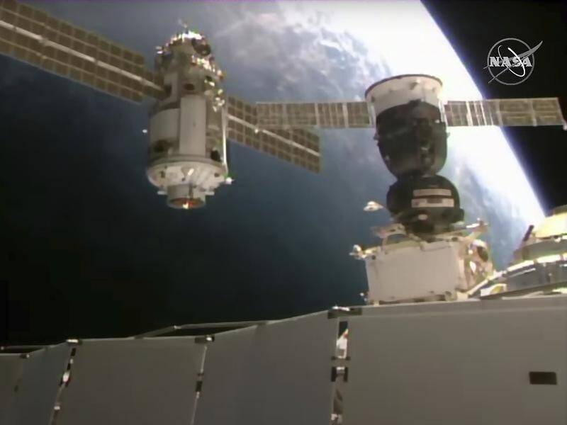 Jet thrusters from a Russian research module threw the International Space Station out of control.