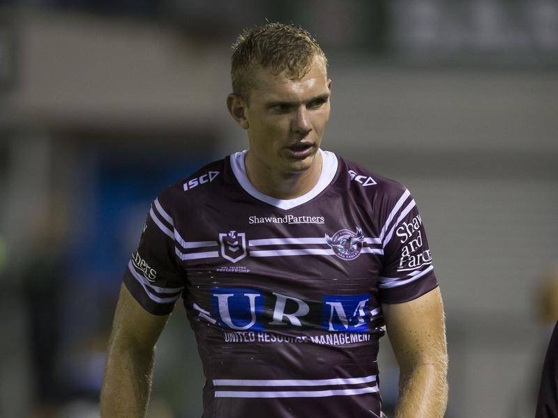 Tom Trbojevic is nursing a hamstring injury after Manly's NRL trial loss to Cronulla.