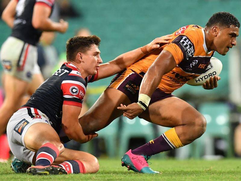Tevita Pangai Junior faces a spell on the NRL sidelines for a dangerous contact charge.