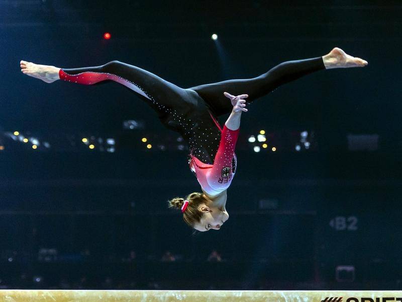 German gymnast Sarah Voss (pic) says team members can opt for full-body suits at the Olympics.