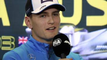 Williams driver Logan Sargeant has been retained for 2024, as the entire F1 grid remains unchanged. (AP PHOTO)