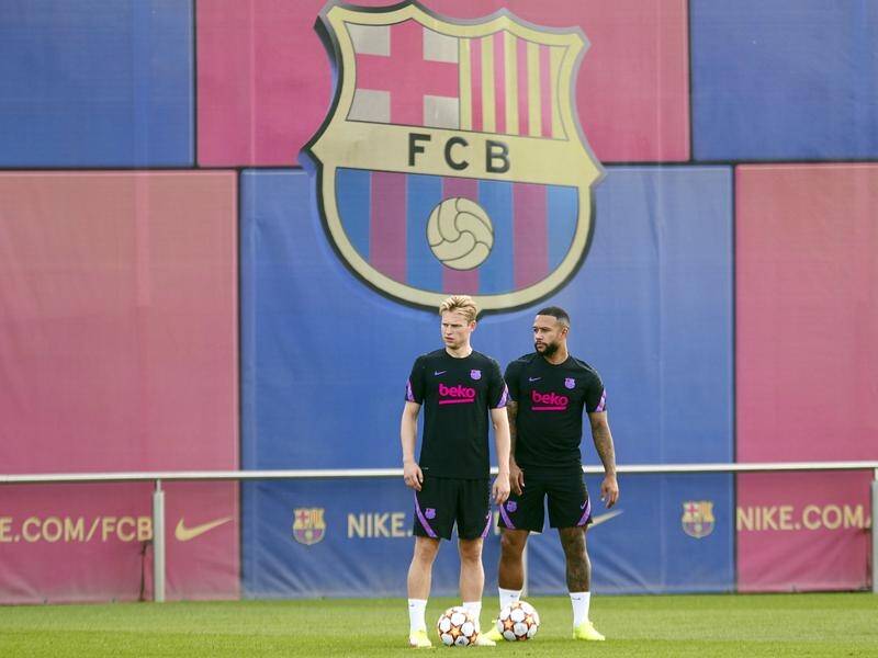 Frenkie de Jong and Memphis Depay are among Barcelona's key men for their clash with Bayern Munich.