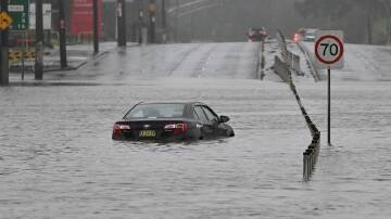 Parts of Sydney have experienced localised flash flooding as rain continues to lash the state.