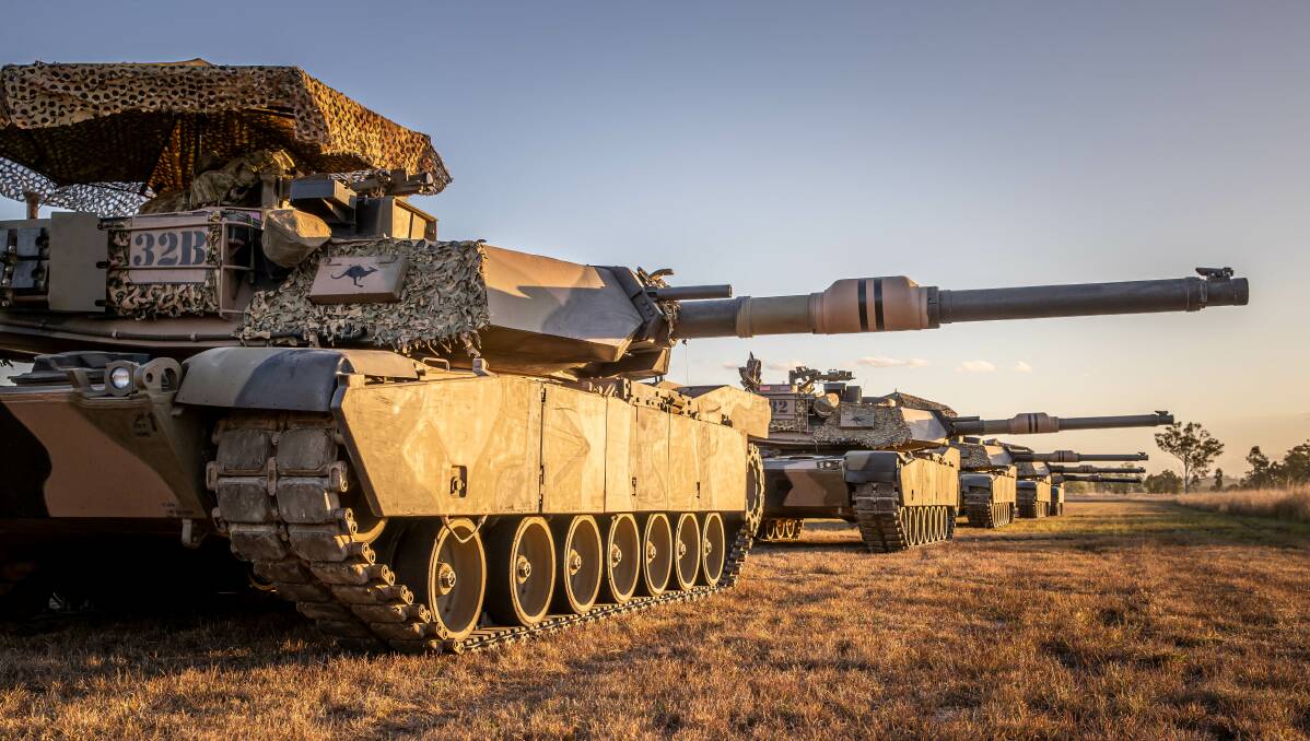 Australia's M1A1 Abrams tanks won't be much use if fighting breaks out in the western Pacific. Picture: Department of Defence