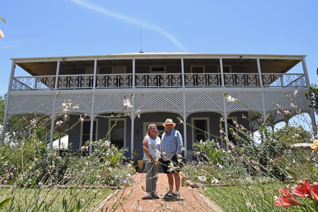 Janice and John Teunis, The Anchorage homestead, St George. Picture: Hayley Kennedy