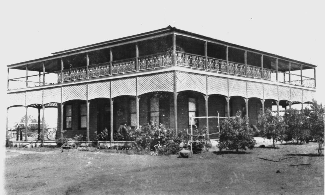 Sitting on the bank of the Balonne River, The Anchorage was a reflection of the development of St George by the early 20th century. Picture: State Library of Queensland
