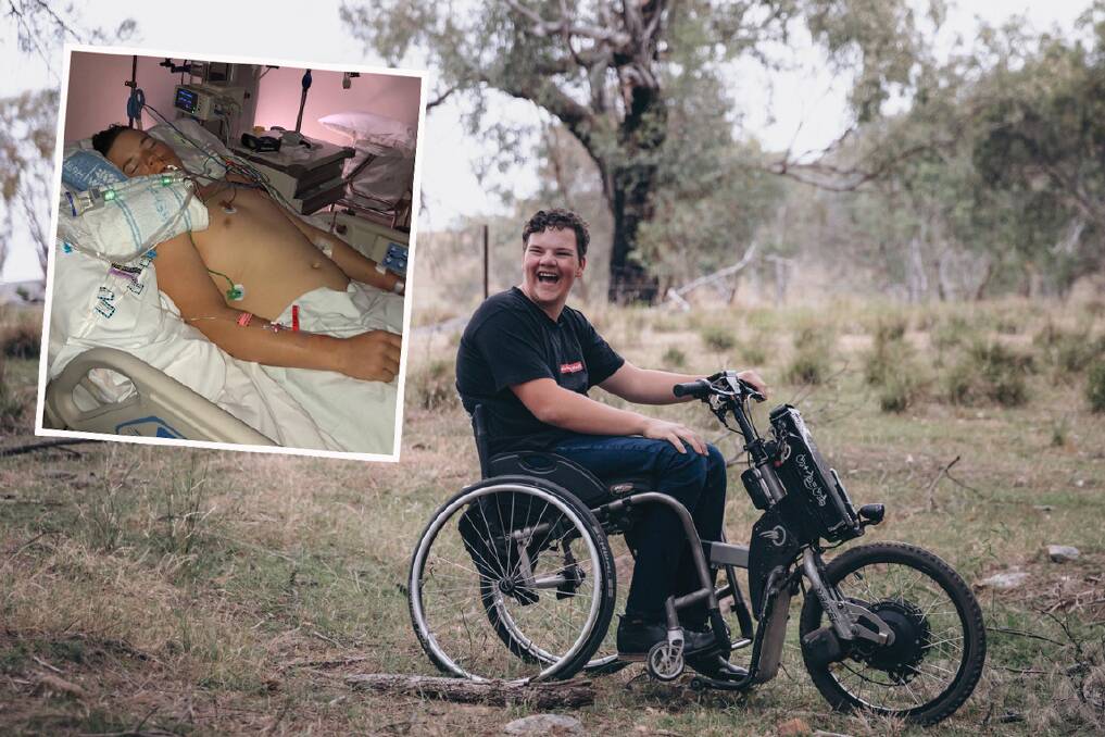 At just 17 years of age, Jarrod Emeny was left paraplegic when the vehicle he was driving rolled into a tree. He shared his story through The Land's first podcast series, Hear Them Raw. Pictures: Supplied 