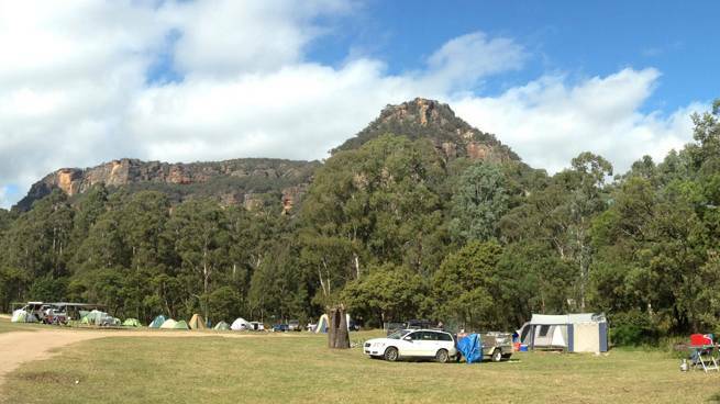 CLOSED: Newnes campground at Wollemi National Park is also closed. Photo: NPWS/ELINOR SHEARGOLD