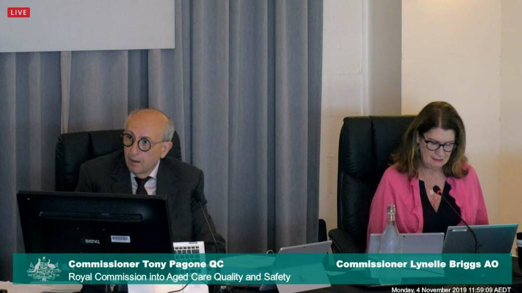 ROYAL COMMISSION: Commissioners Tony Pagone QC and Lynelle Briggs in Mudgee this week for a three-day hearing.